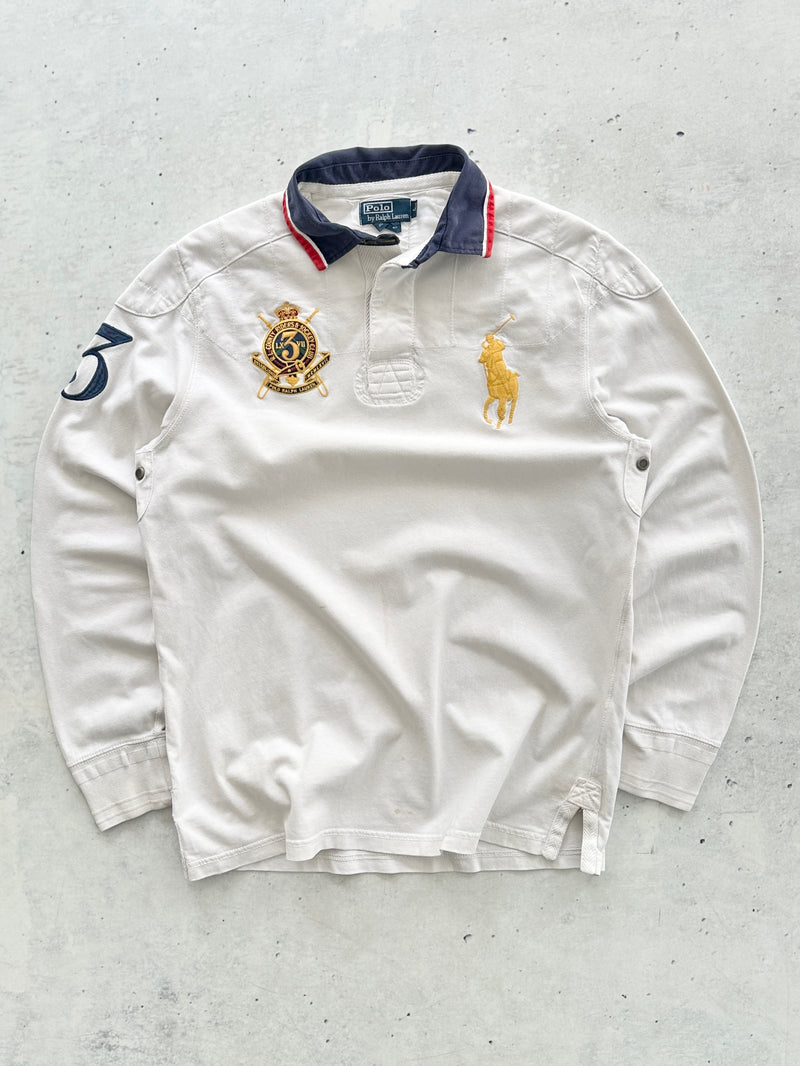 Ralph Lauren Big Logo Heavyweight Rugby Shirt (L)