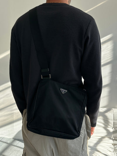 Prada Nylon Crossbody / Shoulder Bag (One Size)