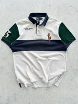 Ralph Lauren Big Logo Colour Block Polo Shirt (XL)