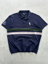 Ralph Lauren Wimbledon Stripe Polo Shirt (XL)