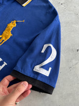 90's Ralph Lauren Scotland blackwatch polo team Shirt (M)