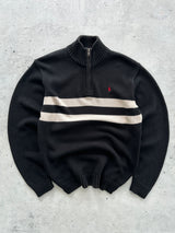 Ralph Lauren 1/4 Zip Chunky Knit Jumper (S)