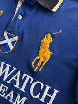 90's Ralph Lauren Scotland blackwatch polo team Shirt (M)