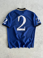 90's Ralph Lauren Scotland blackwatch polo team Shirt (M)