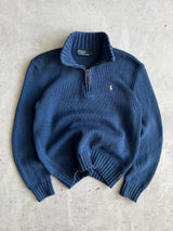Ralph Lauren 1/4 Zip Pullover Knit Jumper (S)