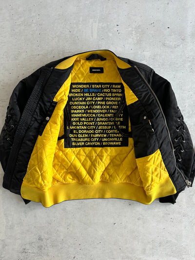 Diesel MA-1 Zip Up Bomber Jacket (S)
