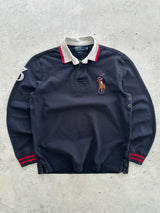 Ralph Lauren big logo Heavyweight Rugby Shirt (L)