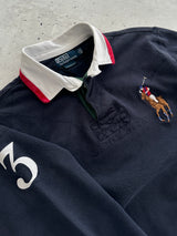 Ralph Lauren big logo Heavyweight Rugby Shirt (L)