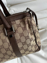 Vintage Gucci GG Canvas Mini Boston Bag (One Size)