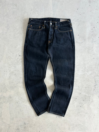 Evisu Gull Wing Kamon Appliqué Denim Jeans (W34 x L34)