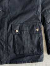 Barbour International Duke Zip Up Wax Jacket (S)