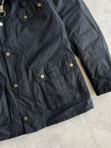 Barbour International Duke Zip Up Wax Jacket (S)