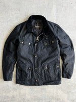 Barbour International Duke Zip Up Wax Jacket (S)