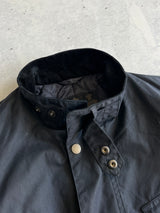 Barbour International Duke Zip Up Wax Jacket (S)