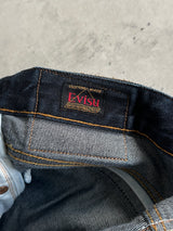 Evisu Gull Wing Kamon Appliqué Denim Jeans (W34 x L34)