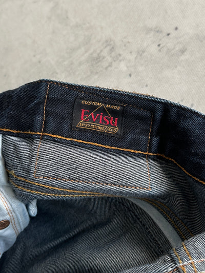 Evisu Gull Wing Kamon Appliqué Denim Jeans (W34 x L34)