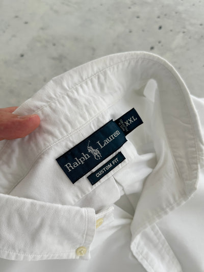 00's Ralph Lauren Big Logo oxford Long Sleeve Shirt (XXL)