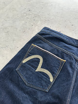 00's Evisu Patchwork selvedge Denim Shorts (W34)