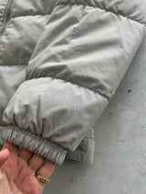 90's Nike Swoosh Zip Up Puffer Jacket (Women's M)