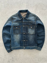 00's Evisu selvedge Denim type-2 Jacket (S)