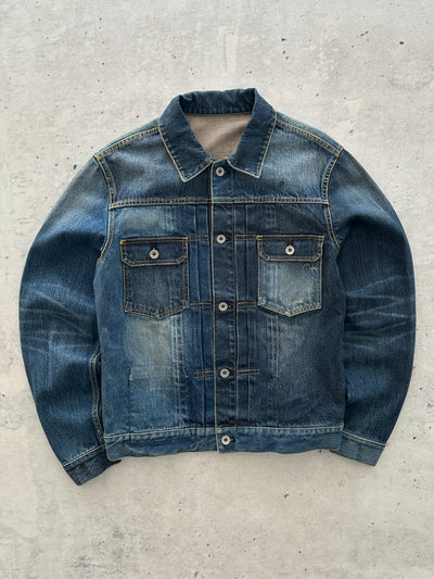 00's Evisu selvedge Denim type-2 Jacket (S)