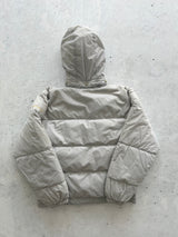 90's Nike Swoosh Zip Up Puffer Jacket (Women's M)