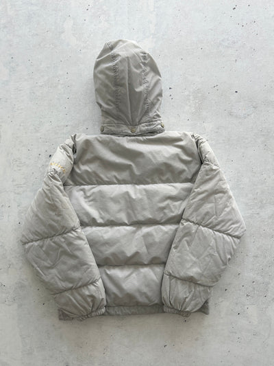 90's Nike Swoosh Zip Up Puffer Jacket (Women's M)