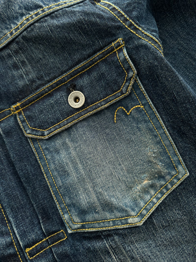 00's Evisu selvedge Denim type-2 Jacket (S)