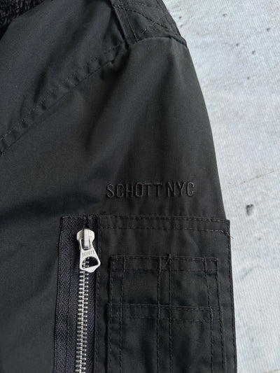 Schott NYC CWU Zip Up Bomber Jacket (M)