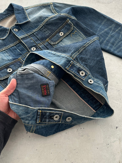 00's Evisu selvedge Denim type-2 Jacket (S)