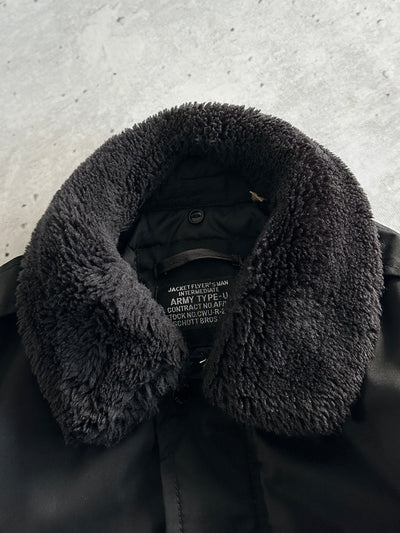 Schott NYC CWU Zip Up Bomber Jacket (M)