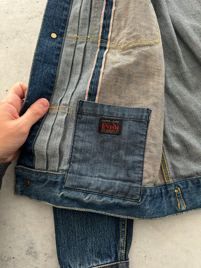 00's Evisu selvedge Denim type-2 Jacket (S)