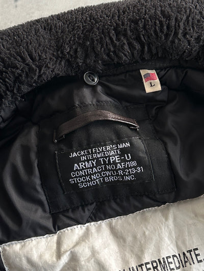 Schott NYC CWU Zip Up Bomber Jacket (M)