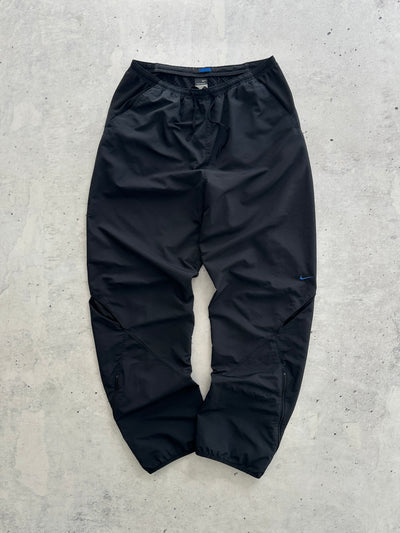 00's Nike Swoosh mesh vent panelled baggy Track Pants (L)