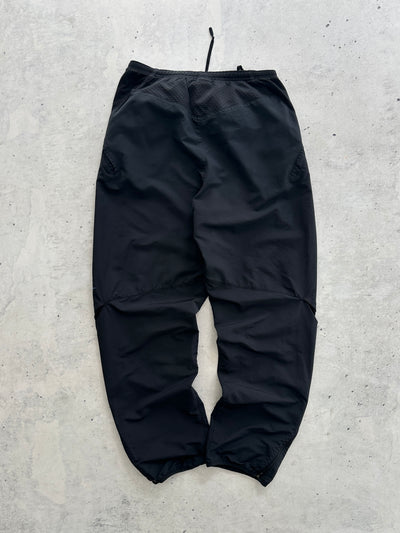 00's Nike Swoosh mesh vent panelled baggy Track Pants (L)