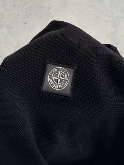 SS/17 Stone Island Patch Logo Long Sleeve Polo Shirt (XXL)