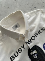 Bape Busy Works heavyweight oxford long sleeve Shirt (XL)