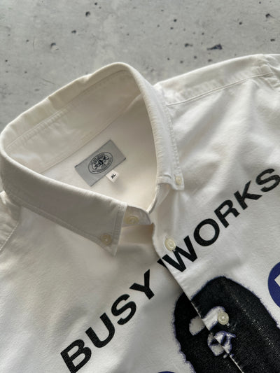 Bape Busy Works heavyweight oxford long sleeve Shirt (XL)