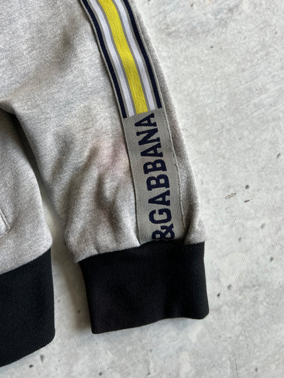 Dolce & Gabbana Distressed Zip Up Sweatshirt (S)
