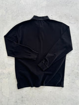 SS/17 Stone Island Patch Logo Long Sleeve Polo Shirt (XXL)