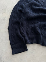 Ralph Lauren Cable Knit Crewneck Jumper (L)