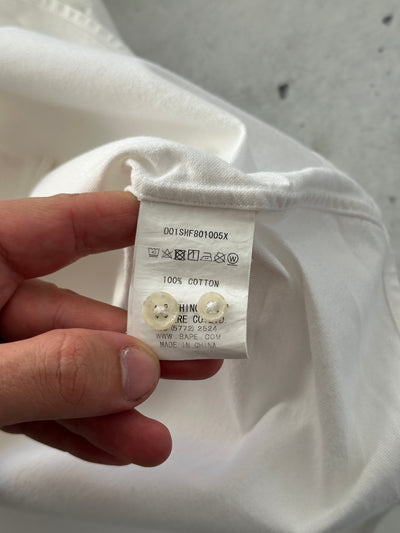 Bape Busy Works heavyweight oxford long sleeve Shirt (XL)