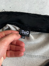 Dolce & Gabbana Distressed Zip Up Sweatshirt (S)