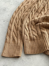 Ralph Lauren Cable Knit Crewneck Jumper (L)