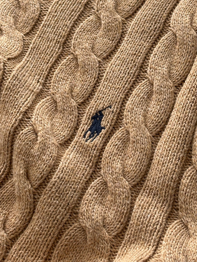 Ralph Lauren Cable Knit Crewneck Jumper (L)