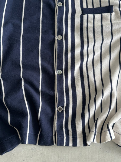 Stussy striped knit Button Up Jumper / Cardigan (S/M)