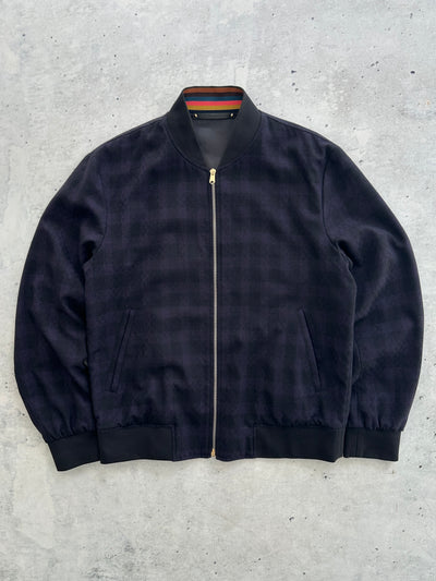 Paul Smith mainline wool 'made in Italy' check Bomber Jacket (M)