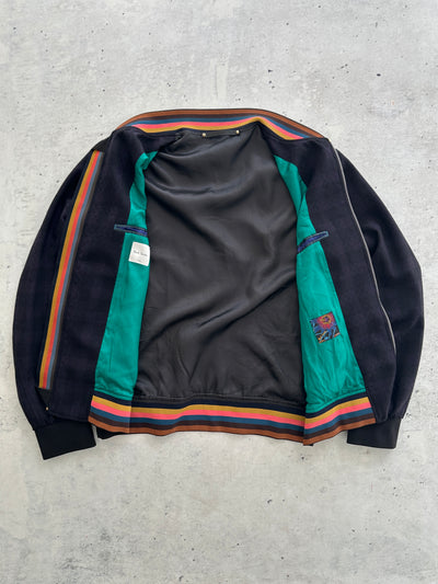 Paul Smith mainline wool 'made in Italy' check Bomber Jacket (M)