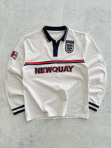 Vintage England Newquay Heavyweight Rugby Shirt (M)