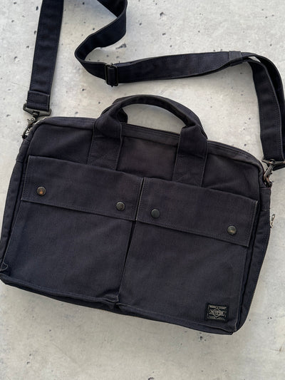 Porter Yoshida & Co. Denim Crossbody / Laptop Bag (One Size)